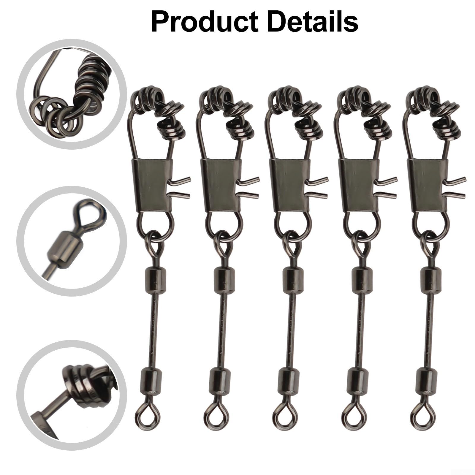 Fishing Tippet Rings,Stainless Steel Tippet Rings, O-Ring FishingStrong 2mm Diameter,10/20/50/100pcs(50pcs)