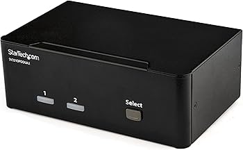 Amazon.com: StarTech.com 2-Port DisplayPort KVM Switch - Dual