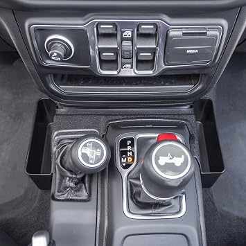 Gear Shift Organizer Compatible with 2018-2026 Jeep Wrangler and Gladiator