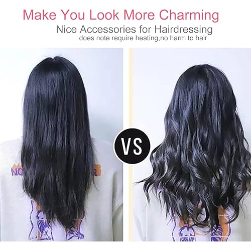 Miniatura 4 de 36 varillas rizadoras flexibles de 9.45 pulgadas, rodillos flexibles, rizadores de pelo flexibles, rodillos de pelo flexibles, rodillos de pelo