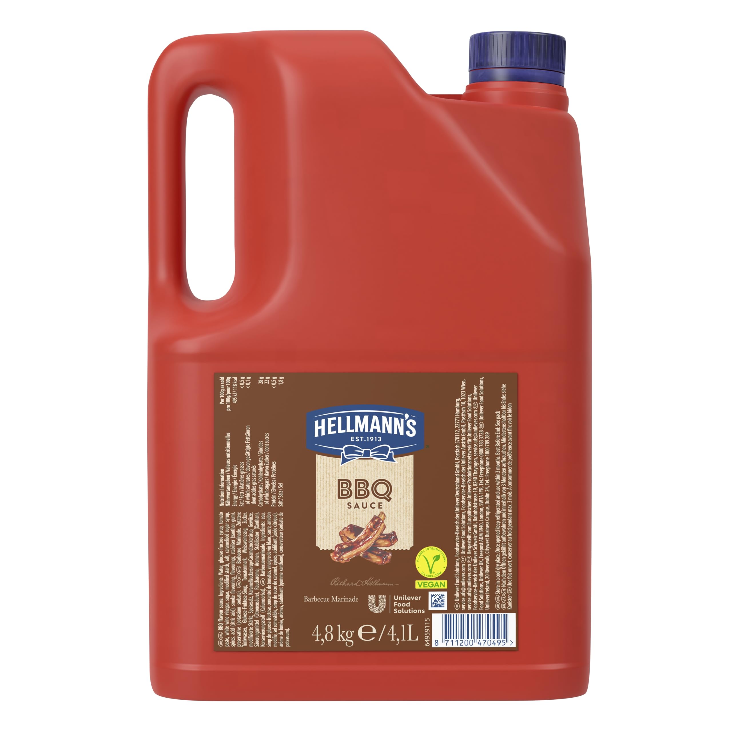 Hellmann’s Barbecue Sauce 4.8kg