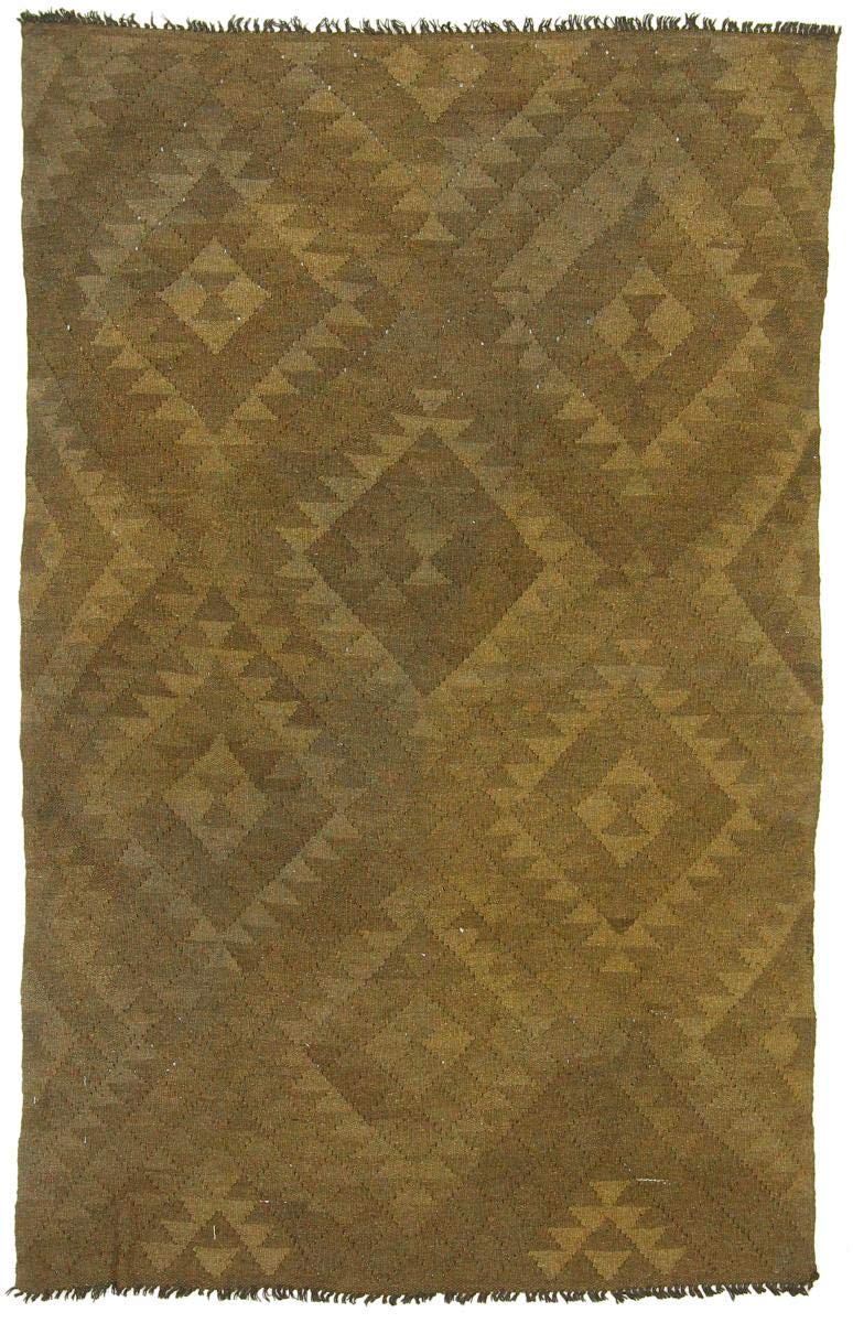 Kilim afghan en laine 111x177 cm, le tapis design idéal pour réchauffer votre salon
