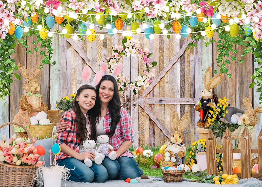 7x5FT Photography Background 7x5FT Easter Photo Backdrop - Spring Vinyl ...