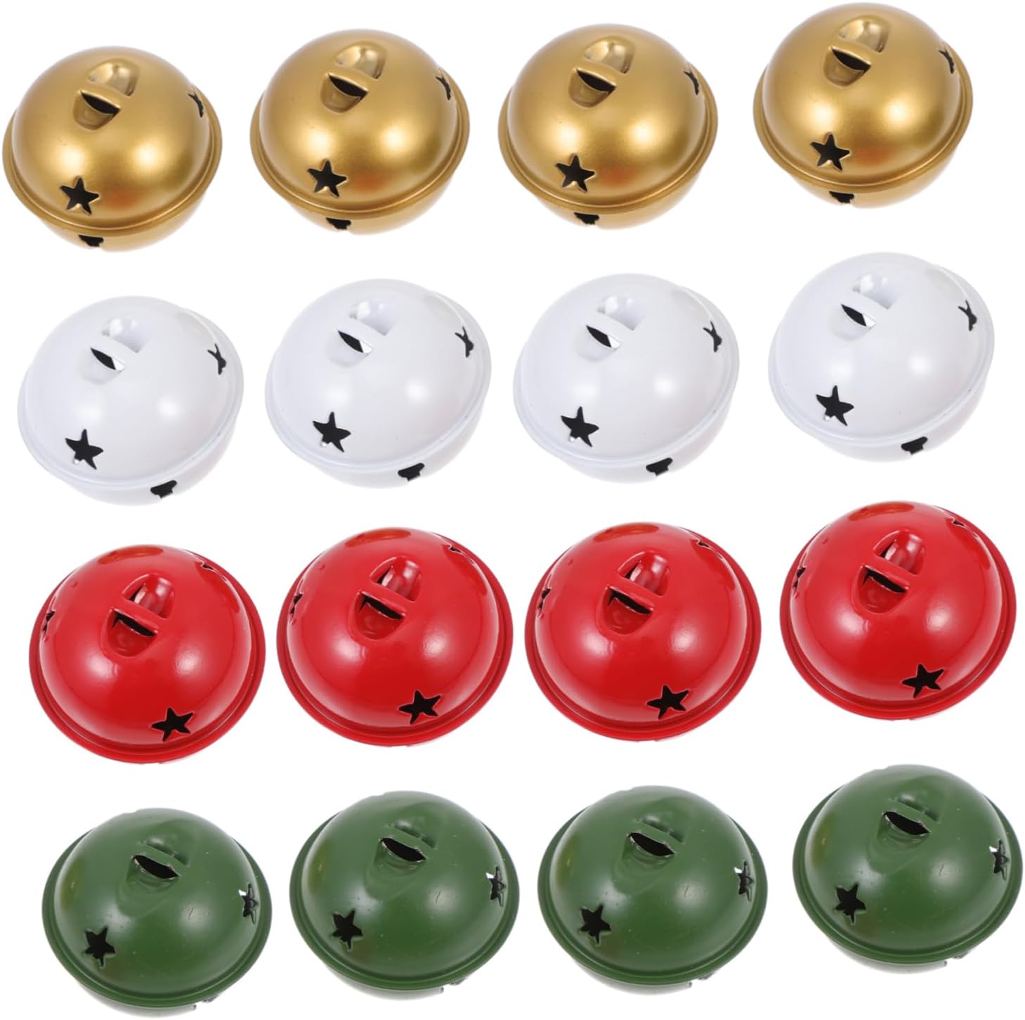 50mm Christmas Tree Bells Snowflake Decorative Ornaments Easy Hanging Pendants