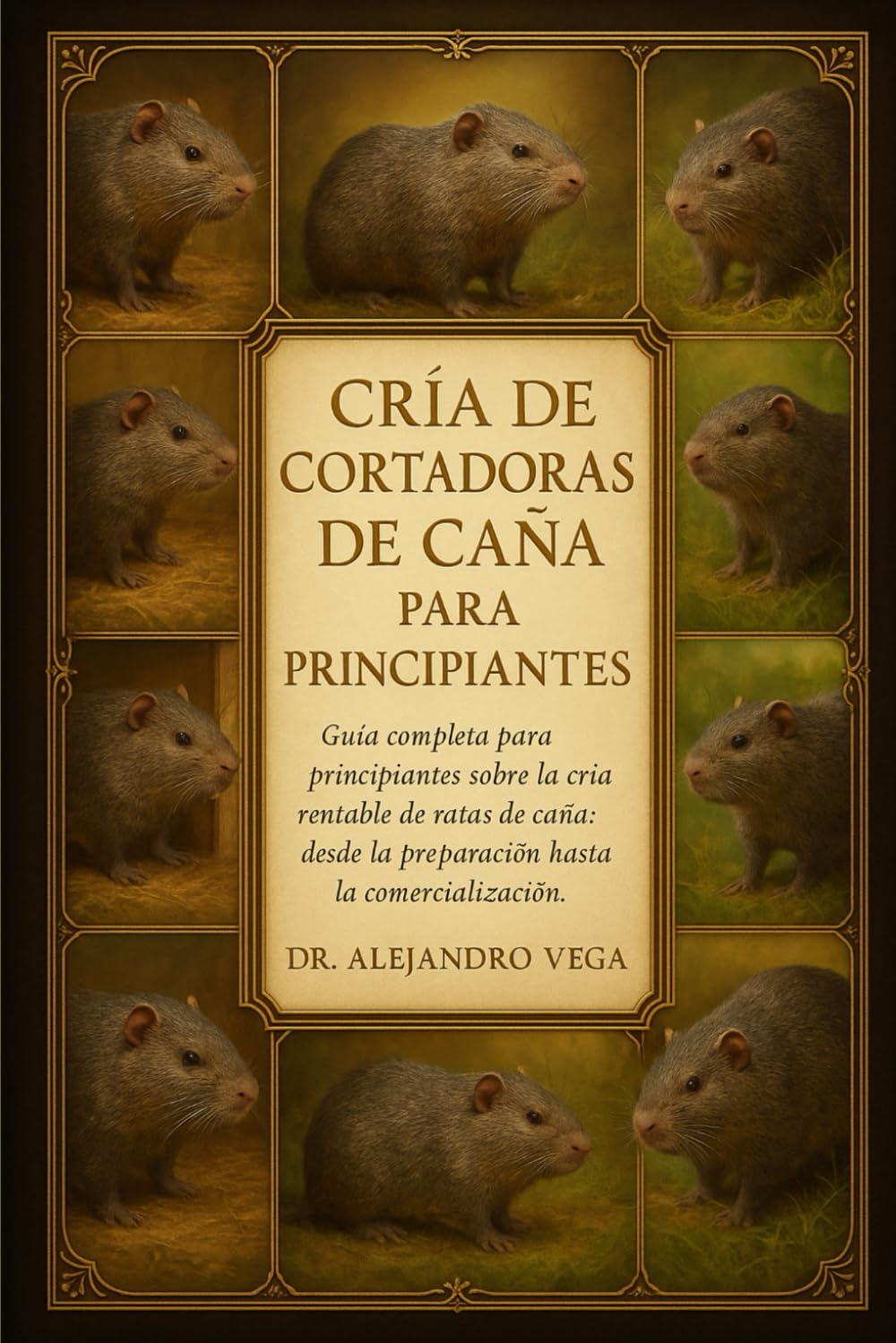 CRÍA DE CORTADORAS DE CAÑA PARA PRINCIPIANTES: Guía completa para principiantes sobre la cría rentable de ratas de caña: desde la preparación hasta la comercialización.