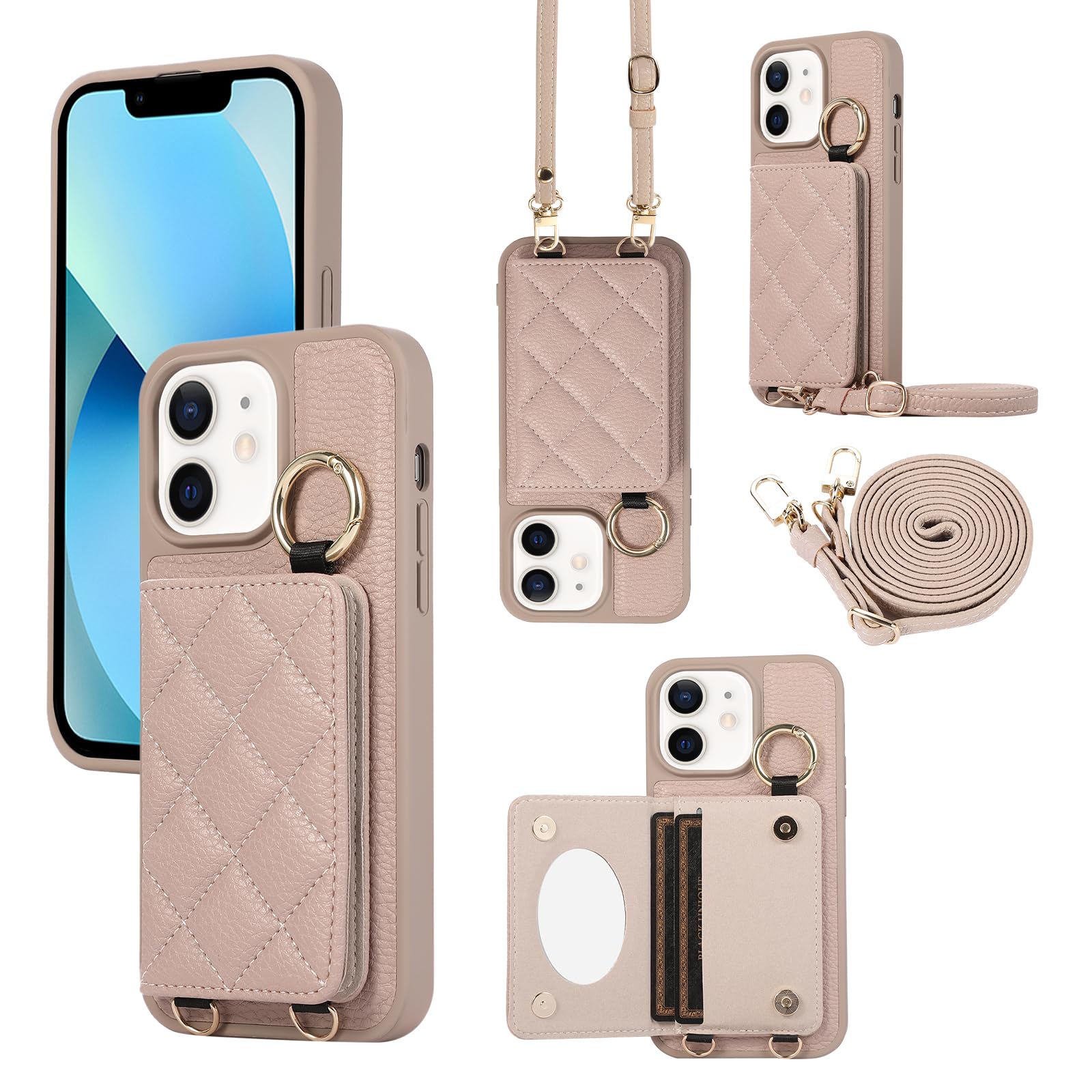 Coque iPhone 16 fine kaki éliminant les risques de chute avec son anneau - 7