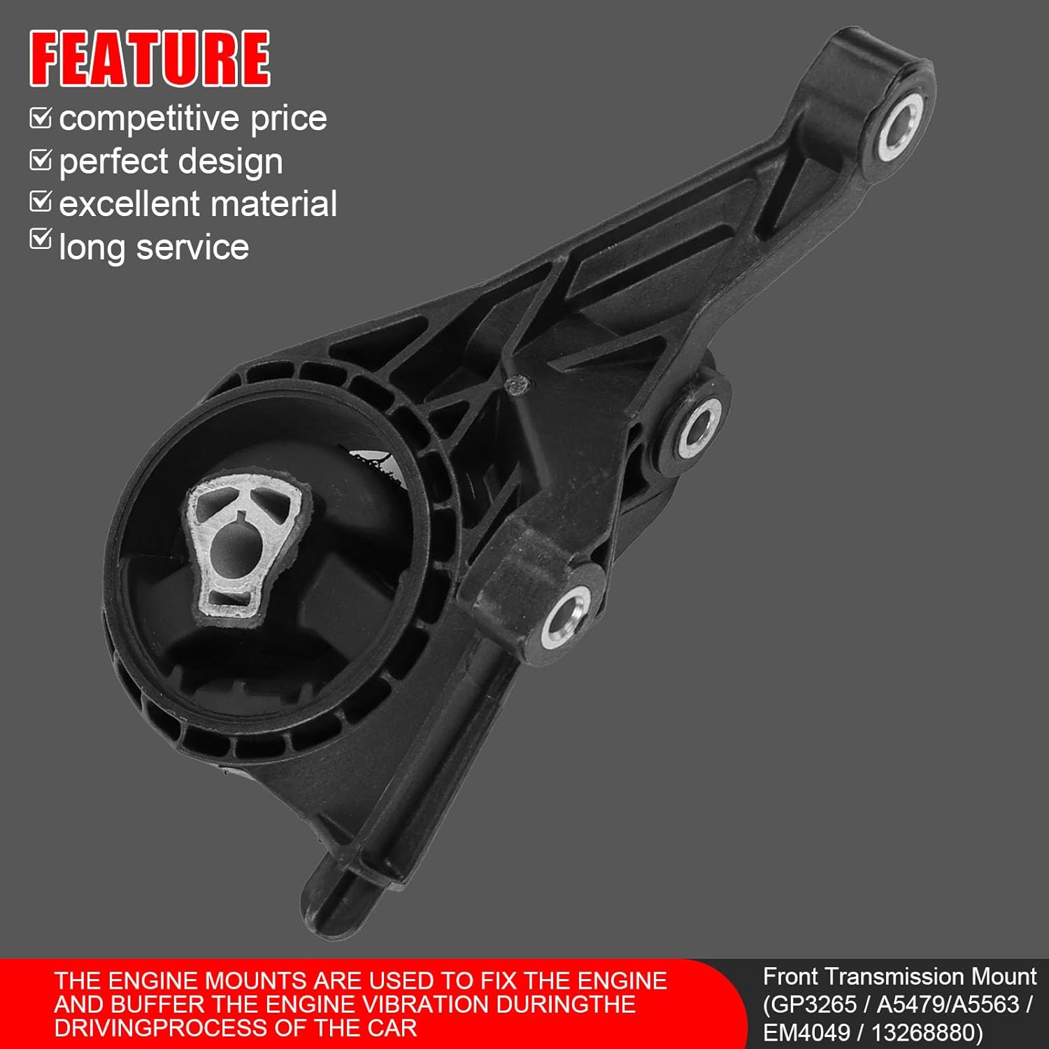 4 Pcs Engine Motor Mounts Set - Compatible with Chevrolet Cruze 2011-2016, Cruze Limited 2016 & for Buick Cascada 2016-2019, 1.6L 1.8L, Auto Transmission, Replace OE# A5430, A5479, A5508, A5579