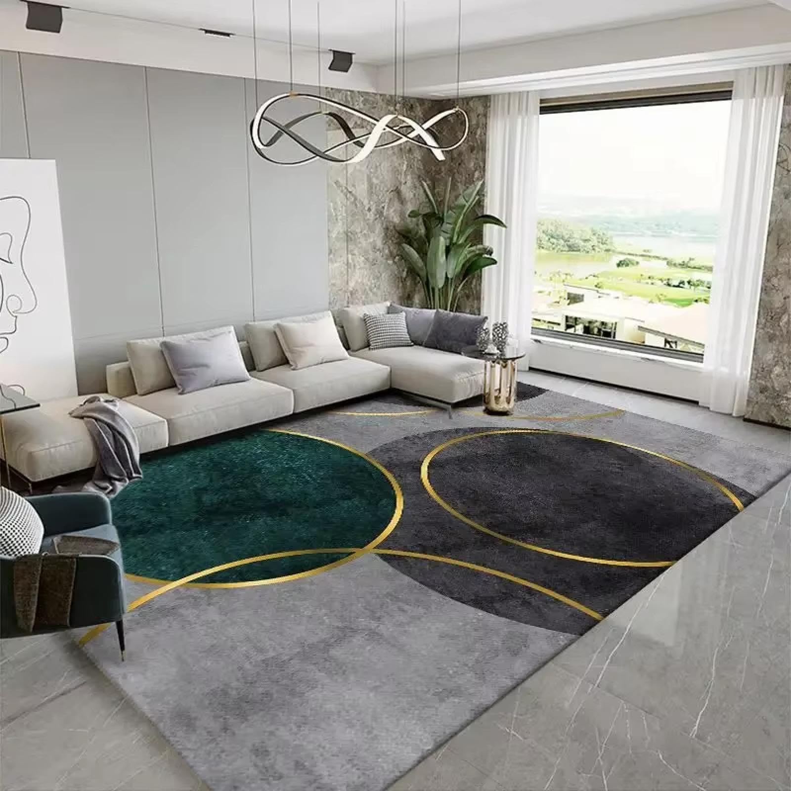 Alfombras suaves para dormitorio JGGXHM alfombra geométrica lavable 40x60