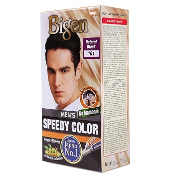 Bigen Men's Speedy Color, Natural Black 101 (150g)