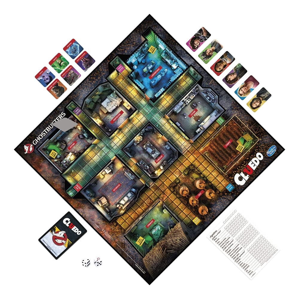 Hasbro Cluedo The Ghostbusters Board Game 2-6 Players +8 Years, Multicoloured, único - Image 3