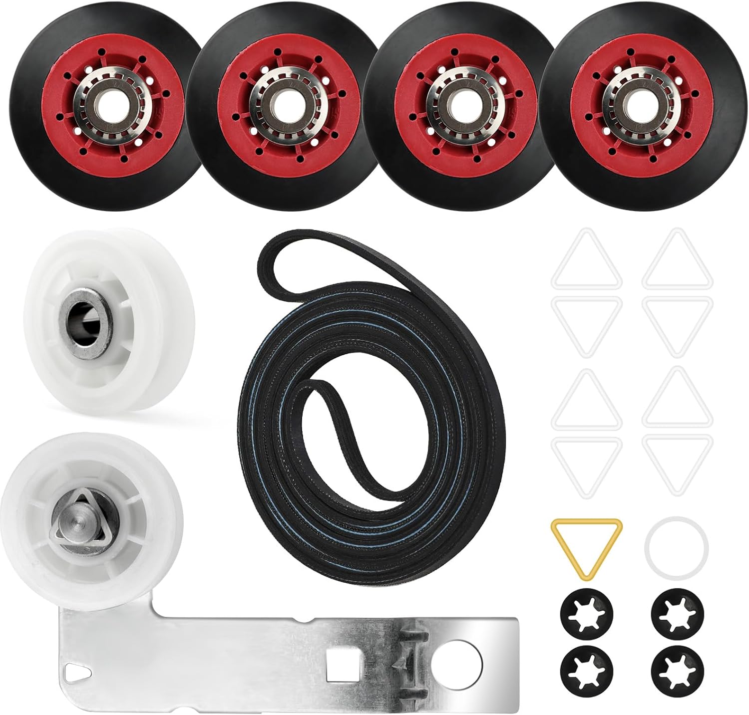 4392067 Dryer Repair Kit with W10837240 Idler Pulley, Compatible with Whirlpool Maytag Admiral Kenmore Dryers, Replaces 4392067VP 80047 587637 661570V 279640