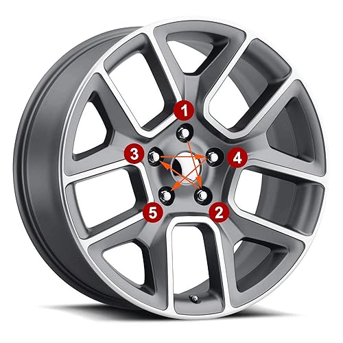 Miniatura 6 de 20 tuercas cromadas de 1.4 pulgadas 12-20 de extremo cerrado de bellota  Asiento de cono  Tuerca de rueda hexagonal de 0.748in compatible con