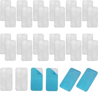 30 Pcs Adhesive Metal Strips for Magnets, Metal Plates for Magnetic Mount with Strong Adhesive Backing（1.18" × 2.36"）, Works on Non-Steel Air Vents,Suitable for Phone Holders or Gps