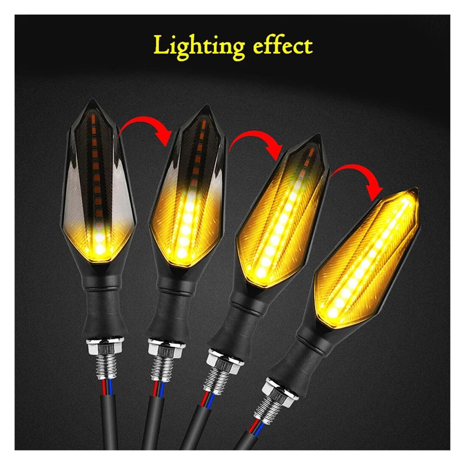 Indicatore direzione LED universale moto 2 pezzi Indicatoris Motos