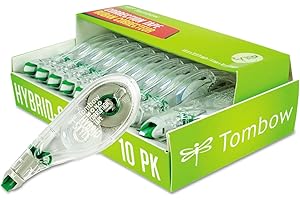Tombow 68721 MONO Hybrid Correction Tape (10-Pack)