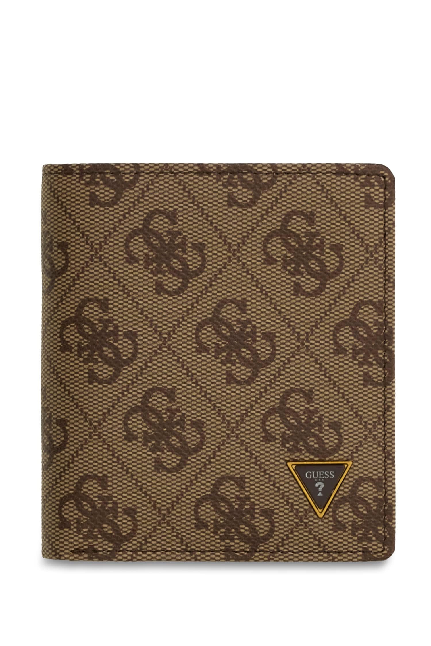 Guess Uomo Portafoglio Bifold Milano Bifold S Beige/Marrone