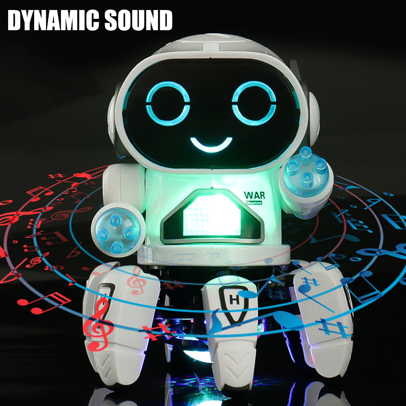 Interactive Six Claws Robot for Learning and Family Fun with Music Learning Robot — view 6