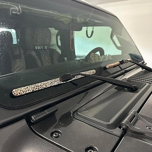 Vista 60 de Clix Wipers - Limpiaparabrisas para Jeep Wrangler & Gladiator (16 pulgadas/16 pulgadas) rojo (todos los modelos Wrangler y Gladiator)