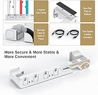 Vista 6 de Base de carga para controlador de interruptor compatible con Nintendo Switch OLED-The Legend of Zelda Tears of The Kingdom Edition y Switch