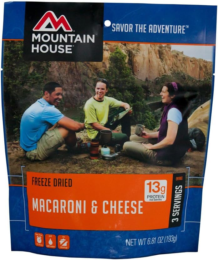 Mountain House Creamy Macaroni & Cheese | Freze Dried Backpacking & Camping Food