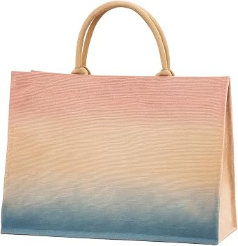 Handmade Straw Jute Beach Tote Bag, Woven Shoulder Carryall with Large Capacity for Summer Travel, Boho Minimalist Style