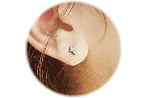 Handmade Leaf Cross Bar Flat Back 14K Gold Stud Earrings