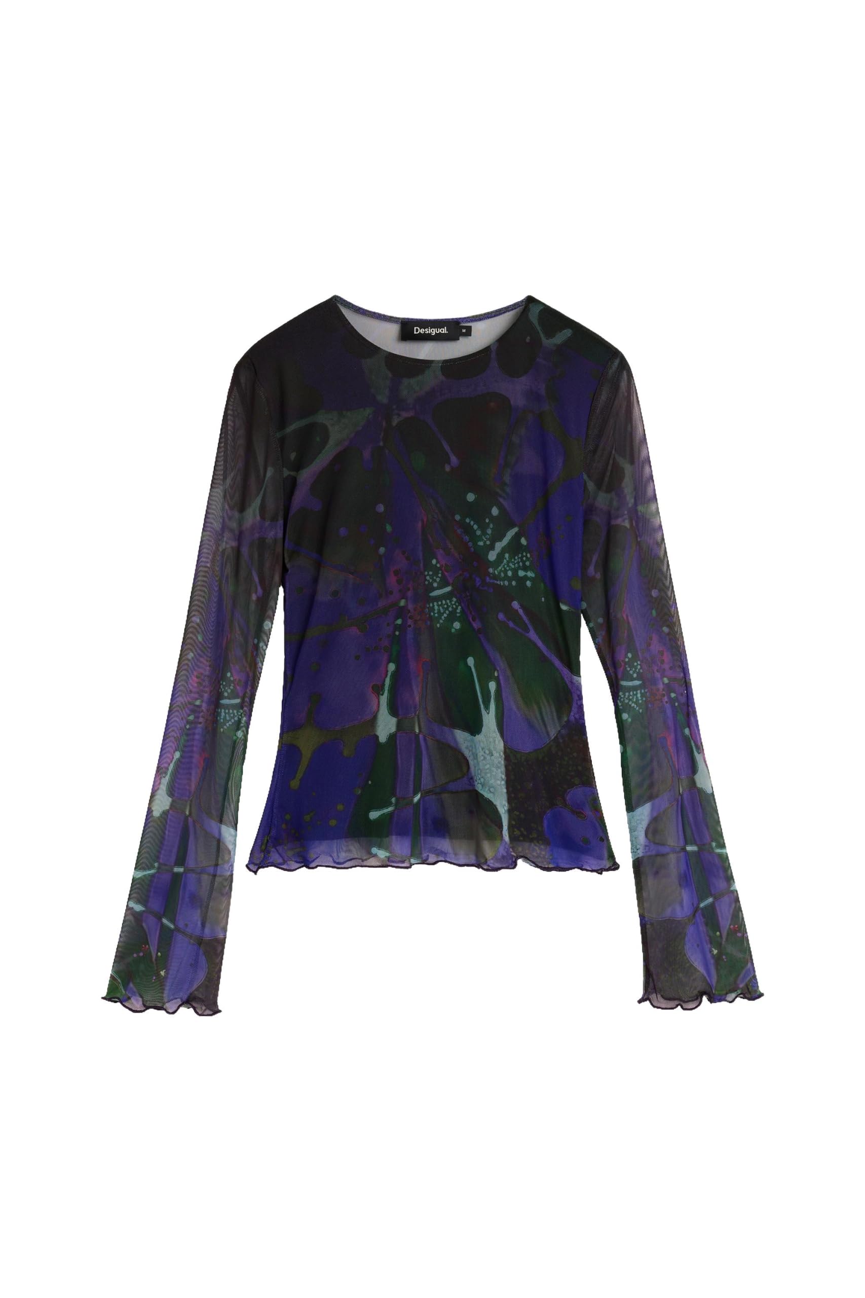 Desigual Damen Ts_dots Leaf_Lacroix T-Shirt (1er Pack)
