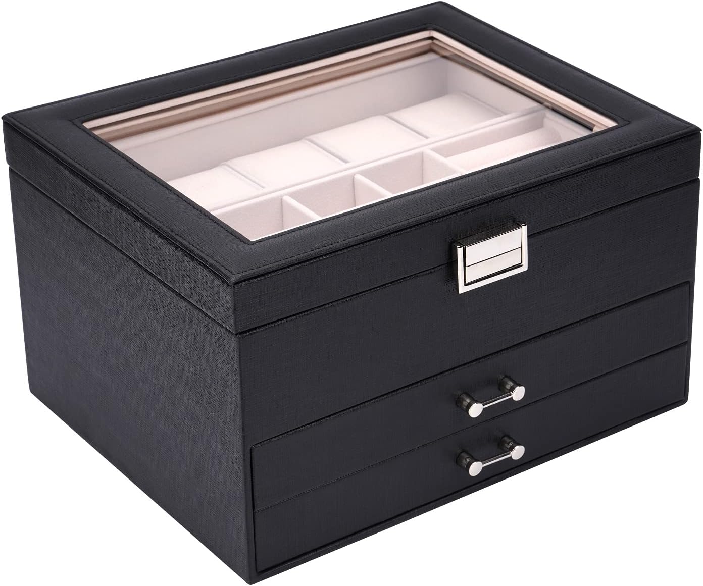 ATAIMEISEN Jewelry Organizer, Watch Box with Jewelry