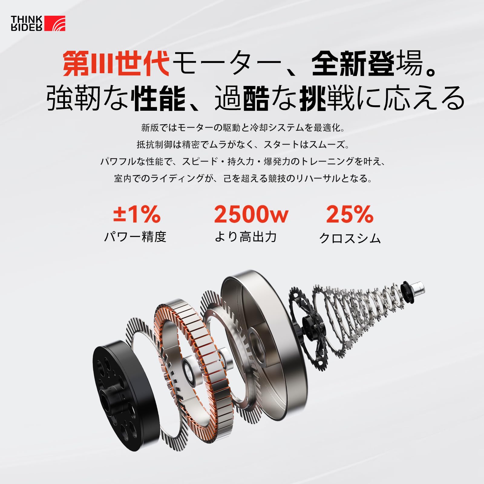 Amazon | ThinkRider ダイレクトドライブ スマートトレーナー XX PRO