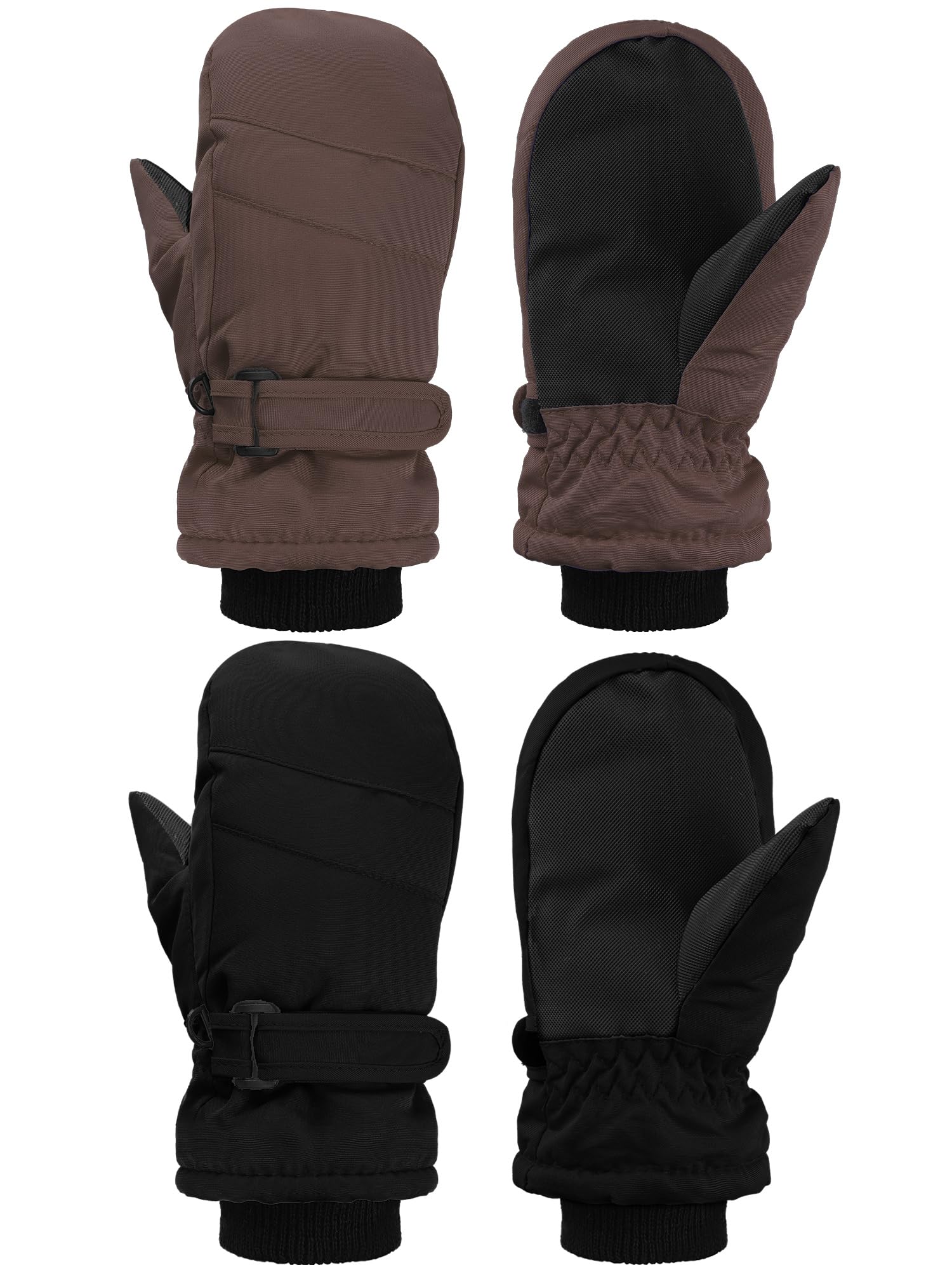 SATINIOR Kids Snow Mittens Ski Gloves