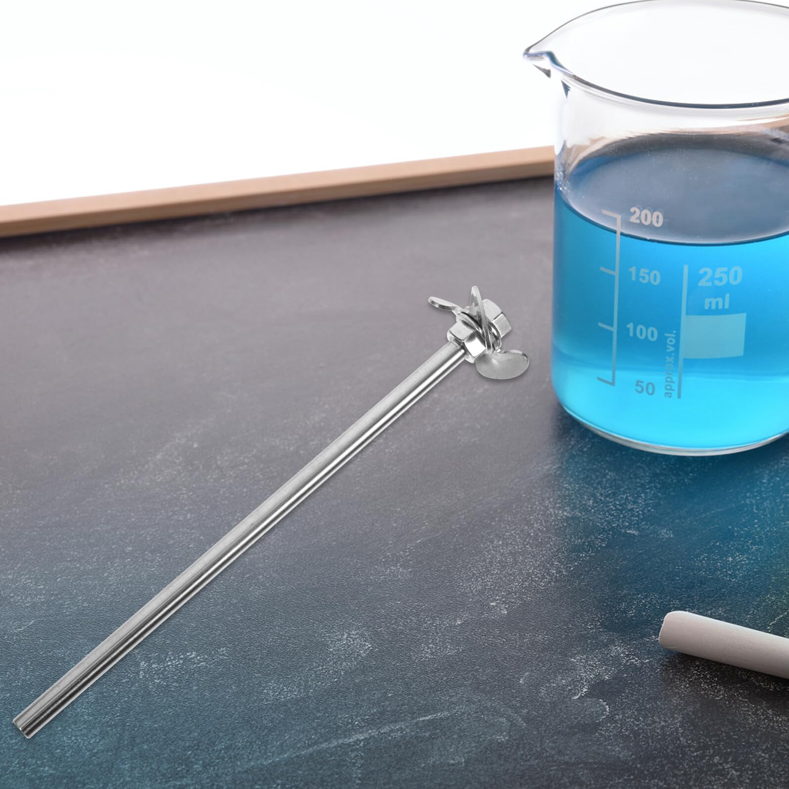 Zerodeko Set di 1 Pala di Miscelazione Asta a Croce in Acciaio Inossidabile per Miscelazione Resistente Efficiente in Laboratorio e Esperimenti