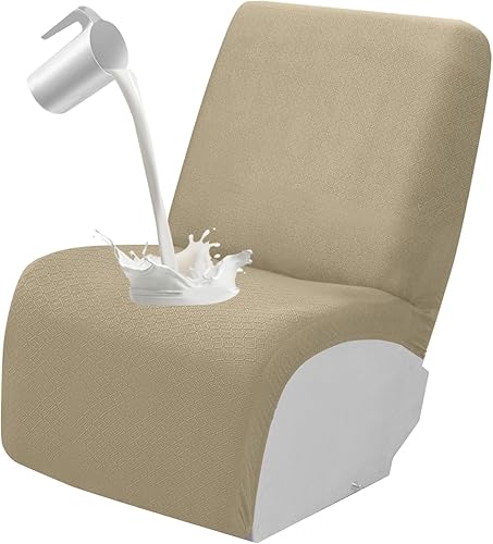 Miniatura 46 de Fundas de sofá reclinable impermeable para sección seccionales Fundas lavables para sofá en forma de L para sofás reclinables Fundas elásticas para