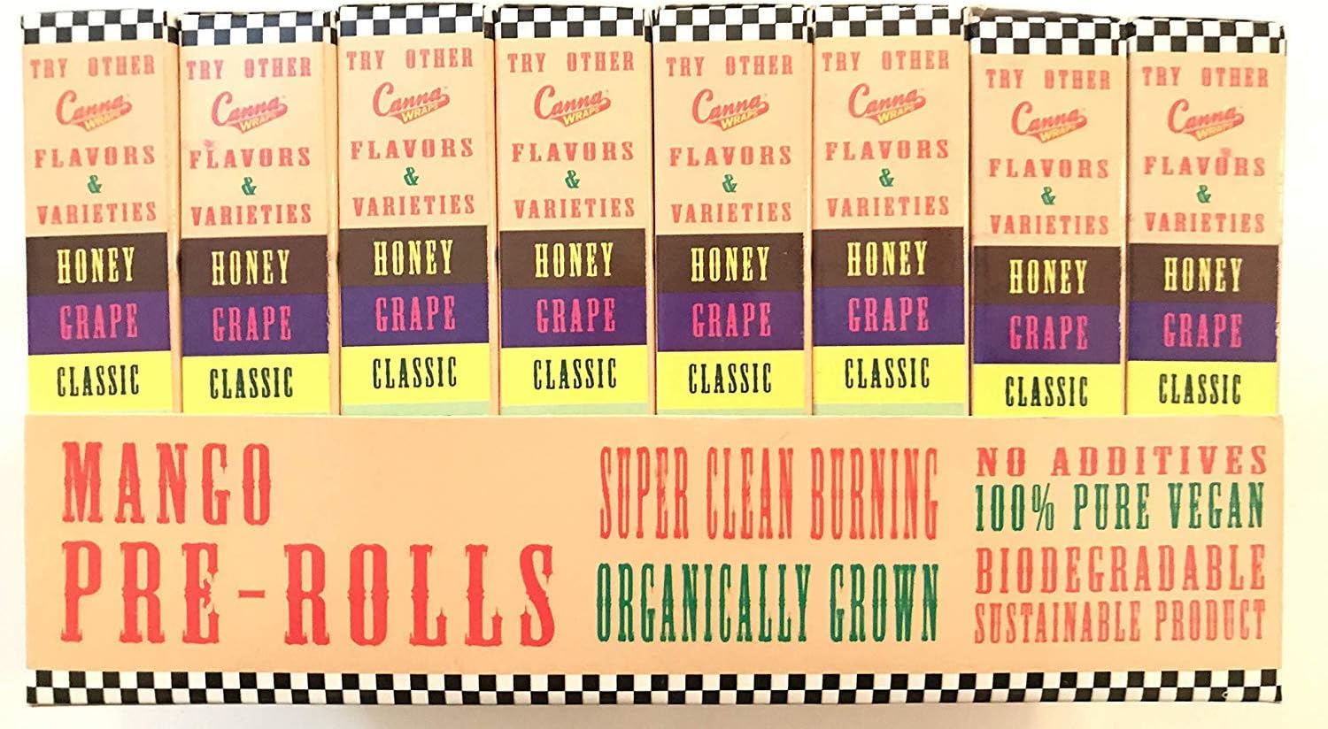 cannawraps 128 Pre Rolled Cones Rolling Papers -4 x 32 Packs