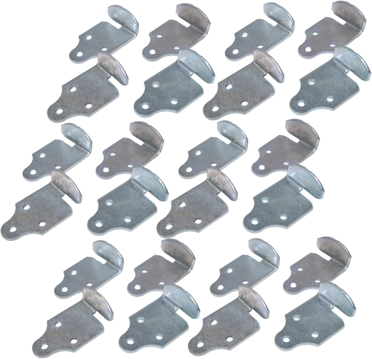 The ROP Shop 6 Corner Sets Trailer Stake Rack Connector Brackets Replaces Buyers B2585BZ