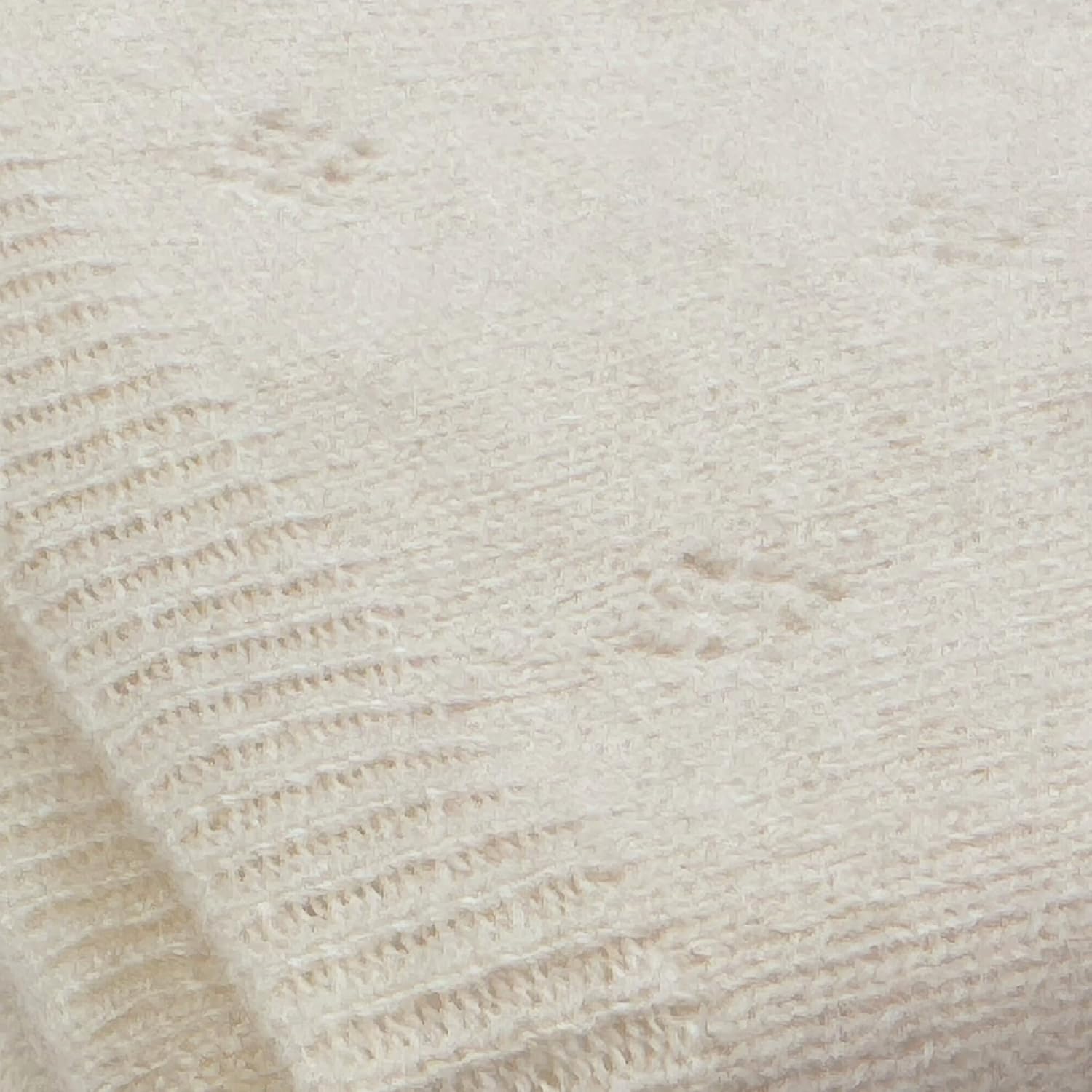 Jet&Bo BABY 100% Cashmere Baby Blanket Pointelle Design in Natural – Unisex, 32” x 40” – Ultra Soft, Hypoallergenic & Temperature Regulating – Gift Box and Card Included