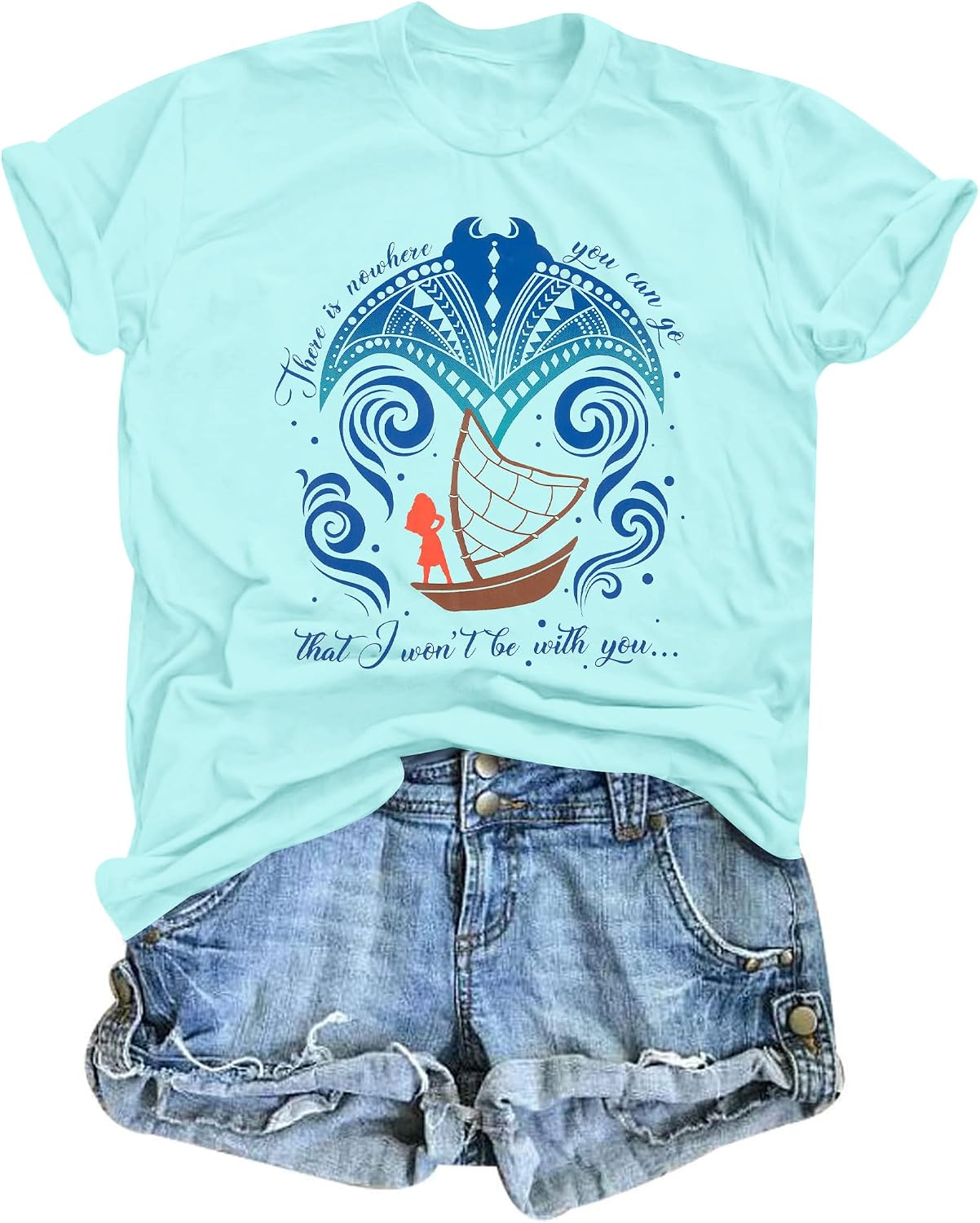 Magic Princess Shirt Women Ocean Princess Shirts Movie T Shirts HEI HEI Vacation Holiday