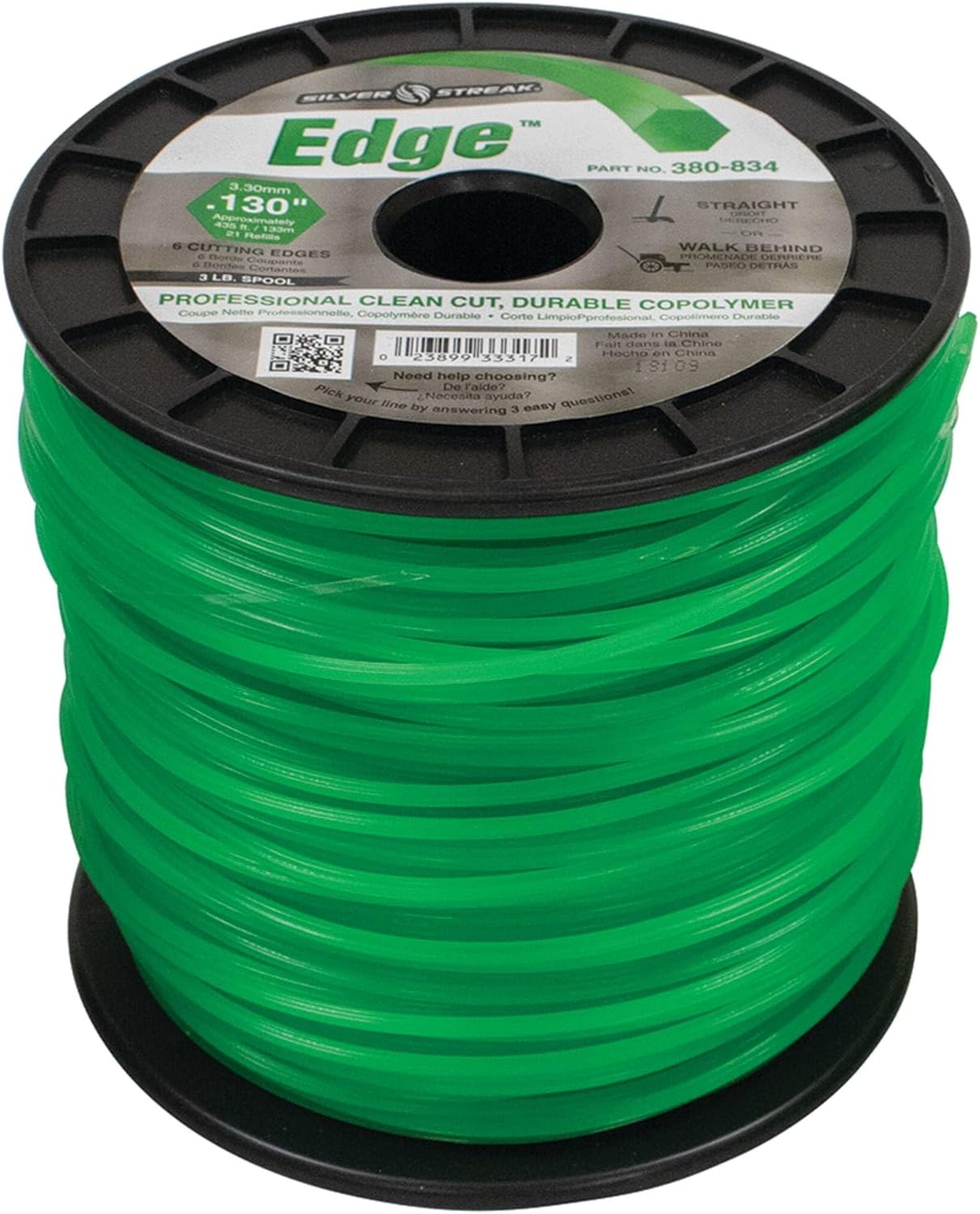 Stens 380-834 Silver Streak Trimmer Line 435-Foot by .130-Inch