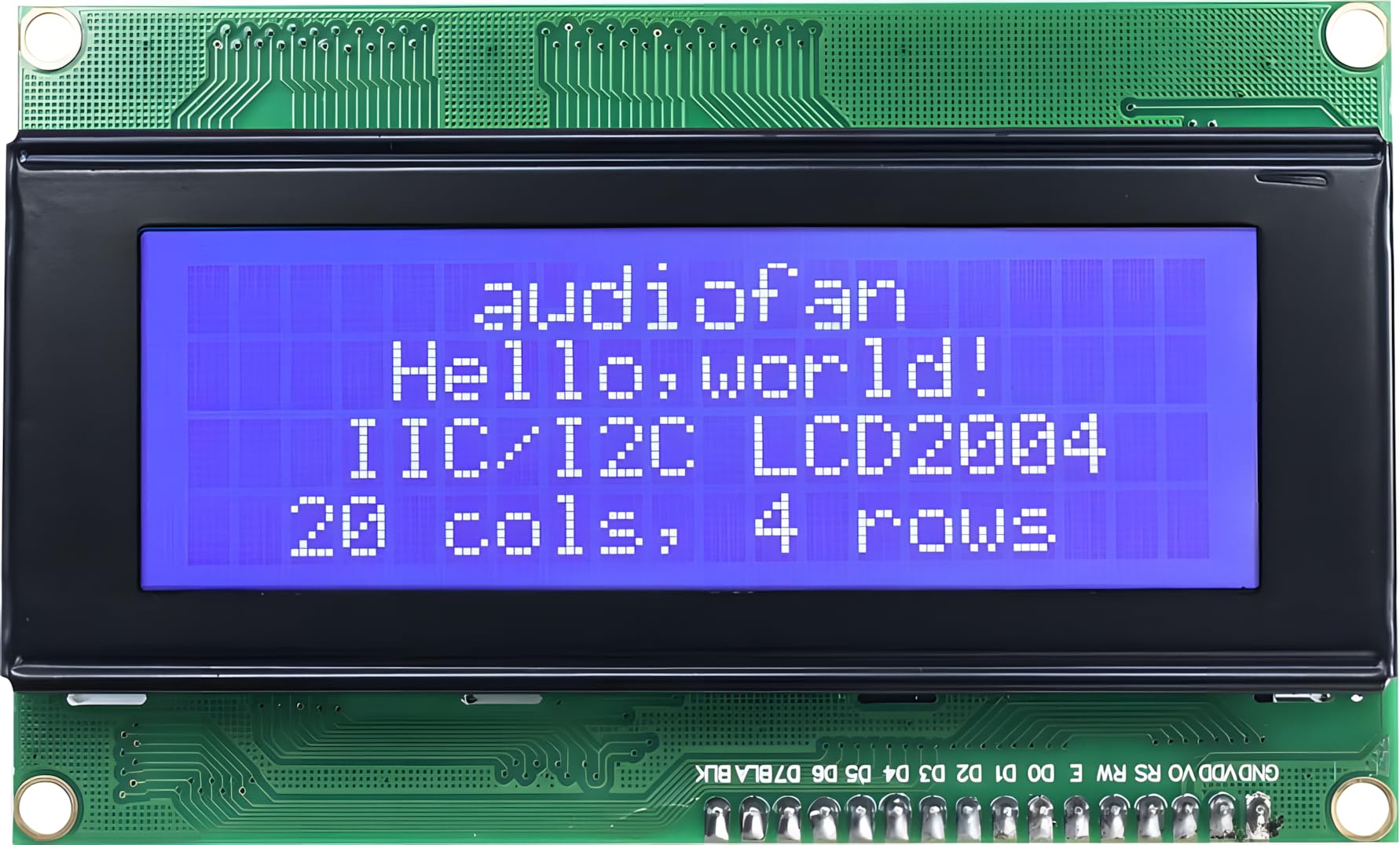 Amazon.co.jp: オーディオファン LCD 20桁 4行 カタカナ対応 2004A 