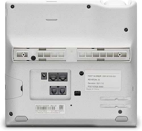 Miniatura 4 de Poly Edge E450 - Teléfonos de escritorio IP (Plantronics + Polycom)  Fácil de instalar con Wi-Fi incluido  Teclas de 8 líneas que soportan hasta 32