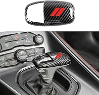 Vista 1 de Pomo de la palanca de cambios para Dodge Challenger Charger Accesorios 2015-2022 Durango 2016-2023 ABS decoración interior de palanca de cambios
