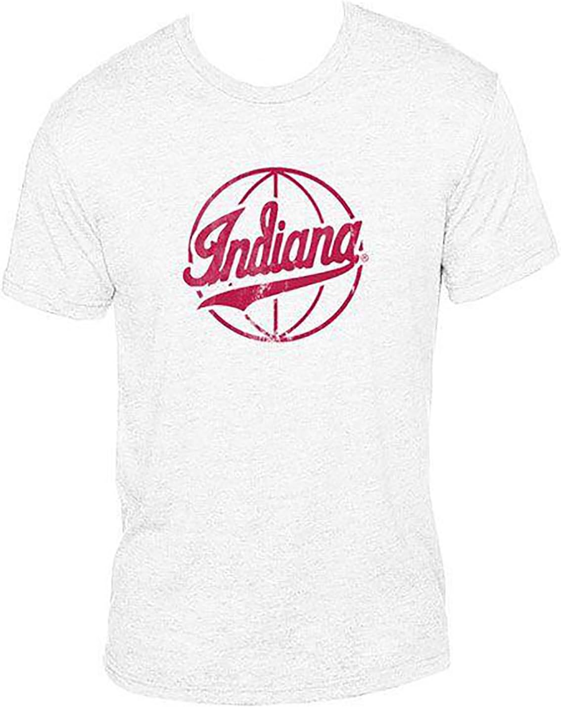 UGP Campus Apparel Indiana University Hoosiers Script Basketball Triblend T-Shirt, Team Color