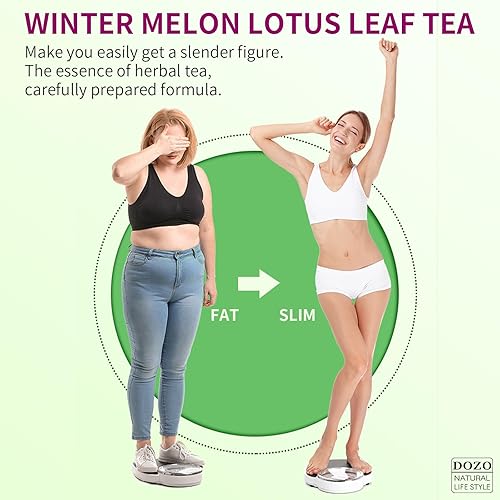 Miniatura 5 de DOZO Jian Zhi Shou Shen Tea Winter Melon Lotus Leaf Tea 8.8oz250g (40bolsas) Rose Buds Cassia Seeds Combinación Salud Té de hierbas sin añadir azúcar