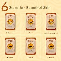 Vista 5 de NutriGlow NATURAL'S Ubtan Facial Kit Para Piel Brillante, Eliminación De Bronceado Con Haldi & Chandan, 60 gm