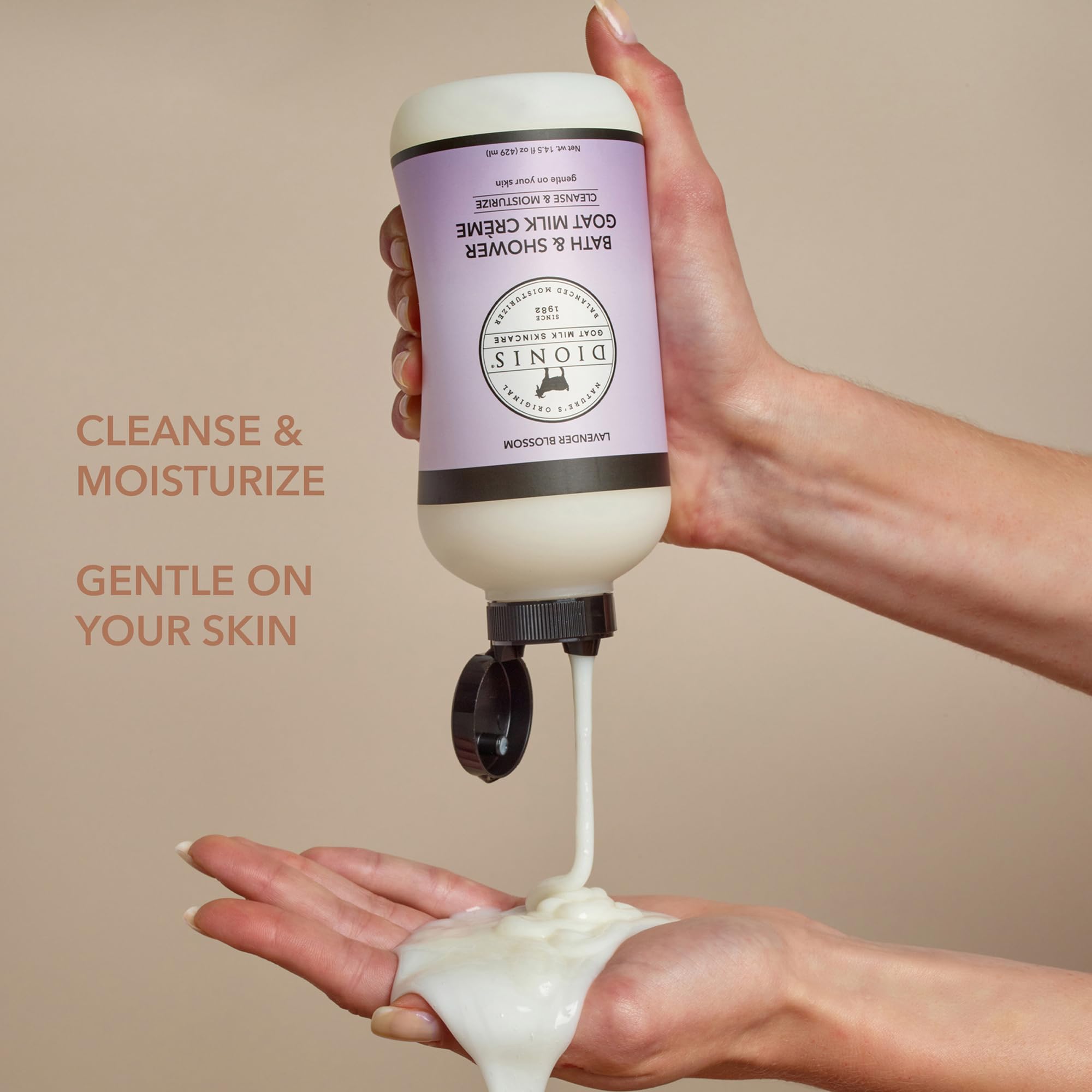 Amazon.com : Dionis Bath & Shower Goat Milk Crème Lavender Blossom