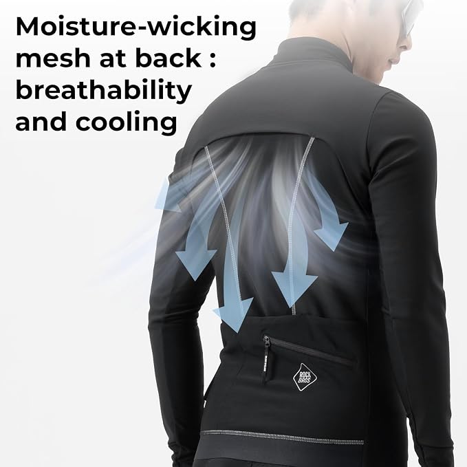 Chaqueta térmica de ciclismo ROCKBROS para hombre miniatura 4
