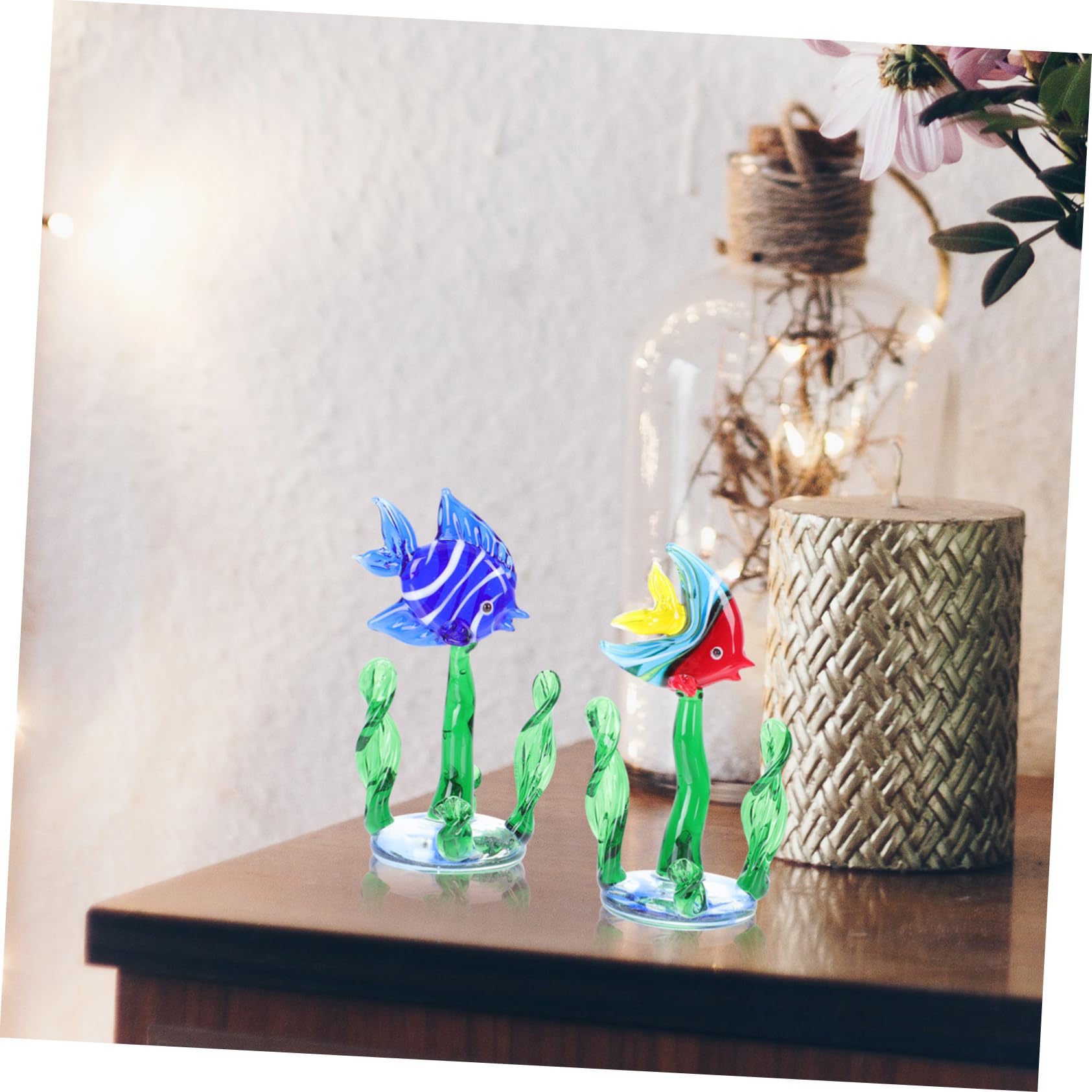 GLEAVI 3 set Ornamenti Per Piante Acquatiche Per Acquari Decorazioni Per Acquari Di Grandi Dimensioni Piante Multiple Decorazioni Con e Acquatiche Per 2 pezzi*3