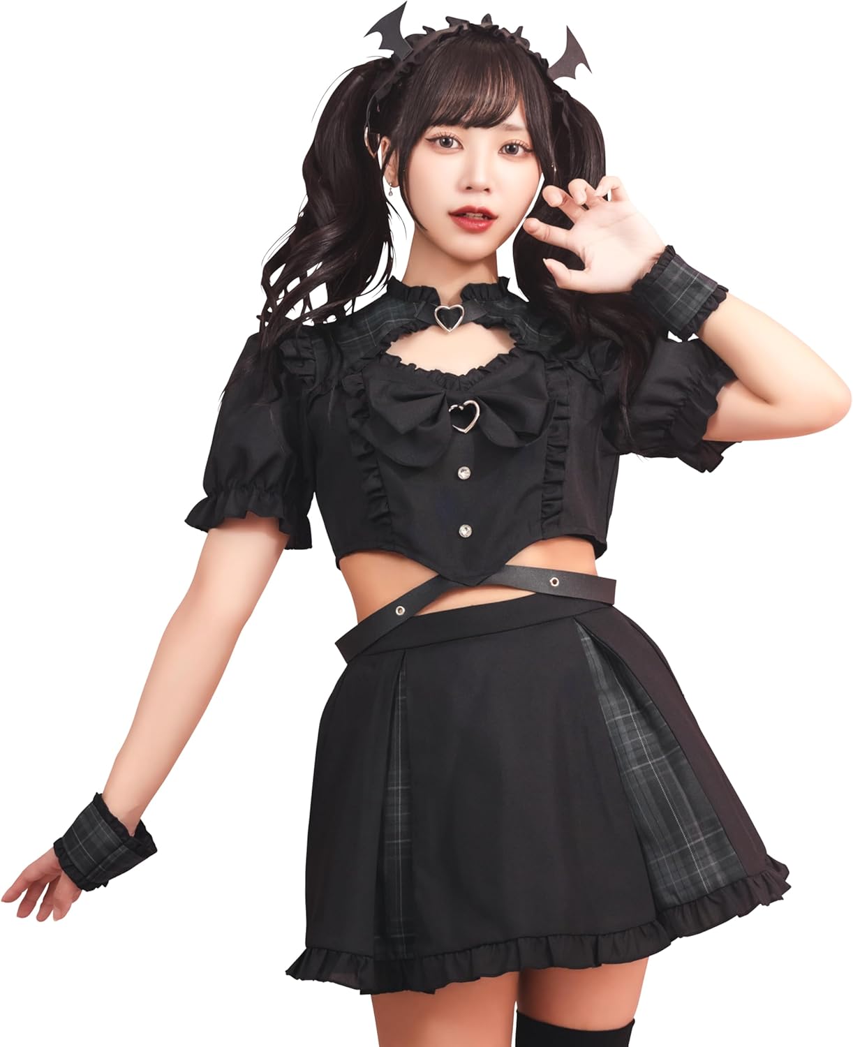 クリアストーン(Clearstone) ヤムヤムヤミー コスプレ ハロウィン 依存デビル レディース ブラック デビル クリアストーン(Clearstone) ヤムヤムヤミー コスプレ ハロウィン 依存デビル レディース ブラック