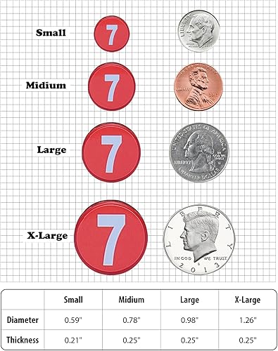 Miniatura 6 de ZZAIM Azulejos magnéticos de doble cara para fecha y día de la semana, juego de números de ferrita extra fuertes para refrigerador, tableros de