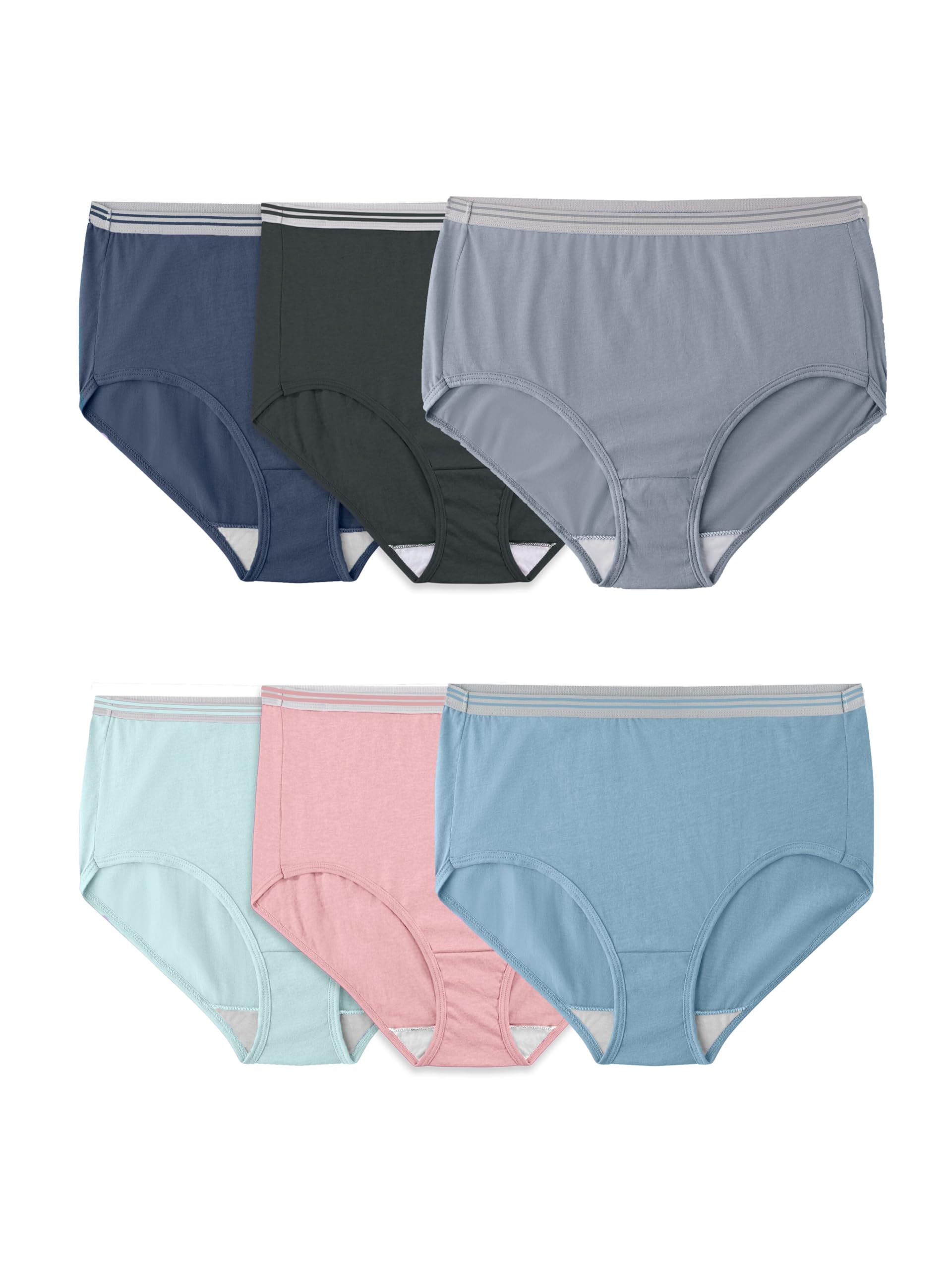Fruit of the LoomWomen's Tag Free Cotton Brief Panties (Regular & Plus Size)