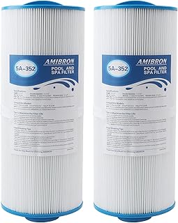 5CH-352 Replaces Marquis Spa Filter, Compatible With PPM35SC-F2M,FC-0196, Marquis 35, Marquis Spa 20042, 20092, 70-0240, 370-0242, 370-0243, 2" Male Fine Thread 35 sq.ft. Hot Tub Filter 2 Pack